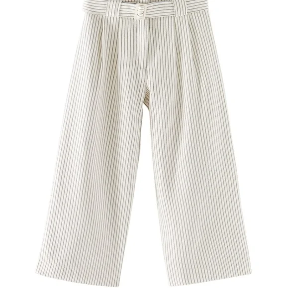 ZARA Striped Pants with Buckle - Picture 2 of 2
